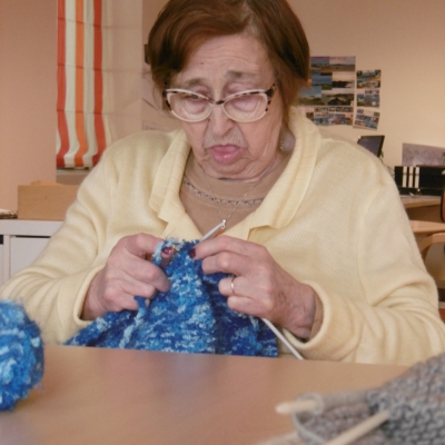 Séance de tricot